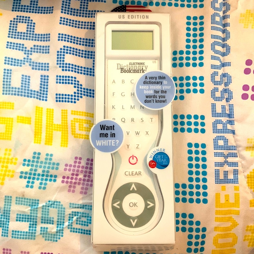 Dictionary bookmark